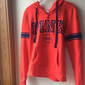 PINK quarter zip hoodie